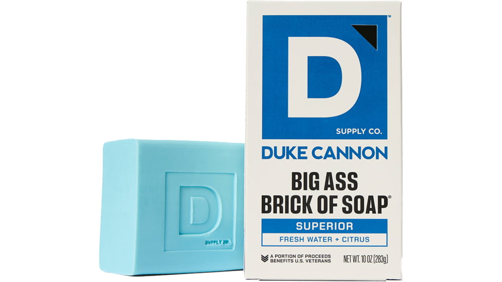 Duke Cannon Supply Co Superior Big Ass Brick Of Soap, Blue, Small, BSBA-SUPR10