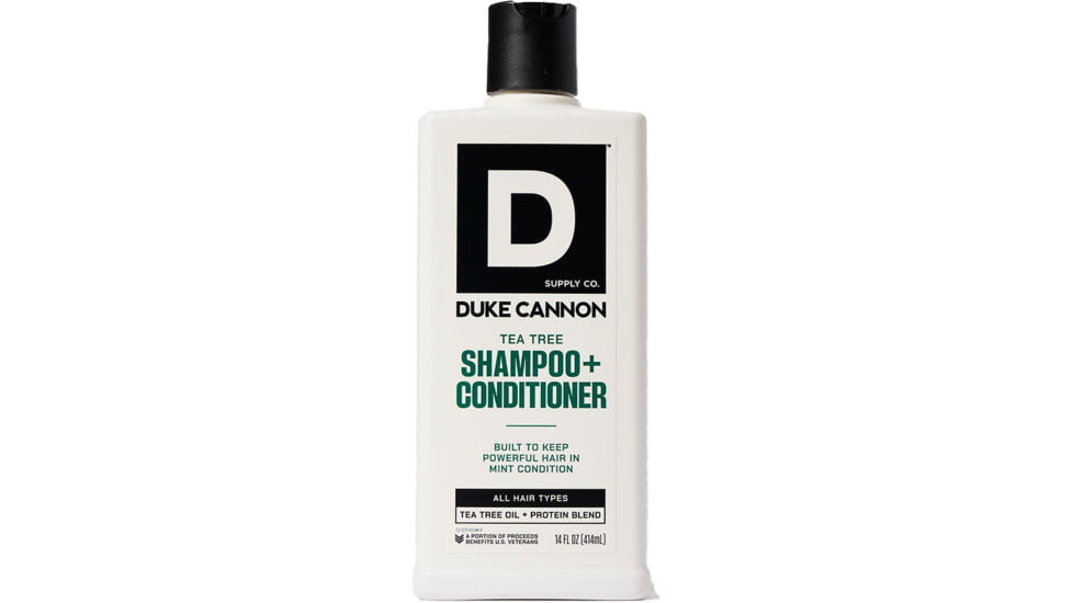 Duke Cannon Supply Co Tea Tree Shampoo w/Conditioner, Green, Small, HC21-TEAT14