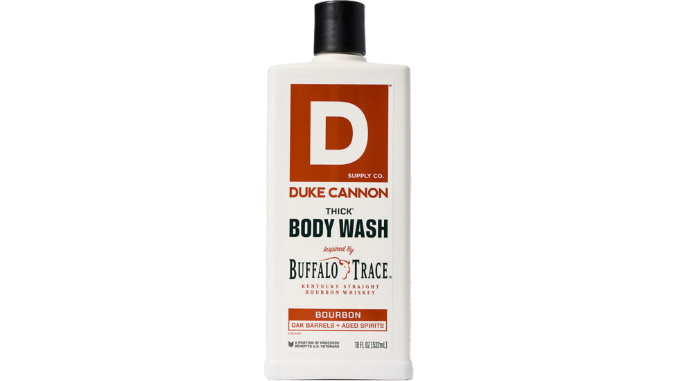 Duke Cannon Supply Co Thick Bourbon Body Wash, Burgundy, Small, BWTH-BRBN18