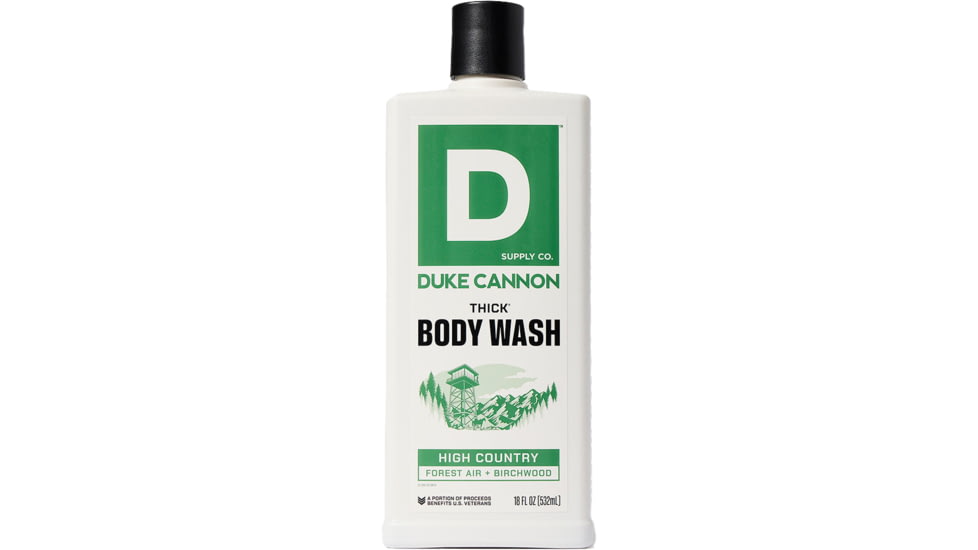 Duke Cannon Supply Co Thick High Country Body Wash, Green, Small, BWTH-HCTY18
