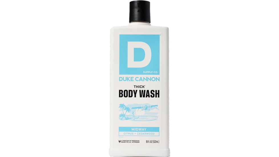 Duke Cannon Supply Co Thick Midway Body Wash, Light Blue, Small, BWTH-MDWY18