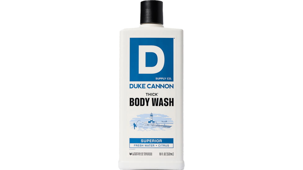 Duke Cannon Supply Co Thick Superior Body Wash, Blue, Small, BWTH-SUPR18