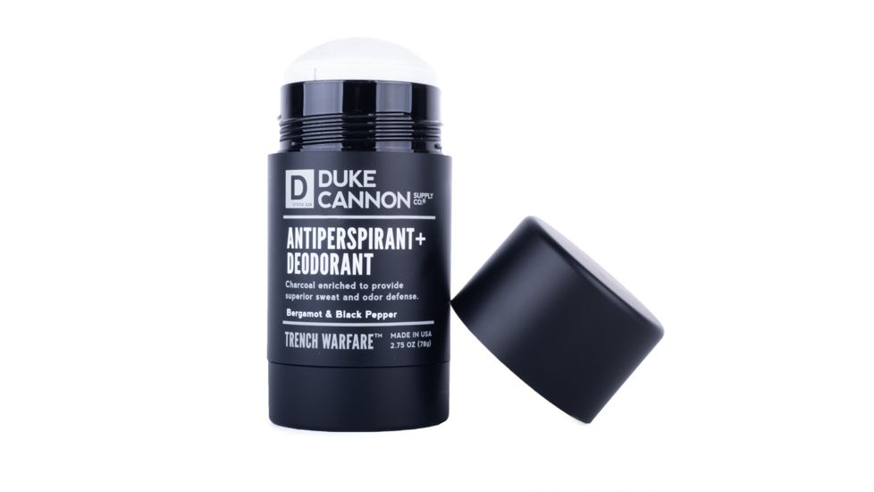 Duke Cannon Supply Co Trench Warfare AP/Deo, Bergamot &amp; Black Pepper, 2.75 oz, APDEOBP