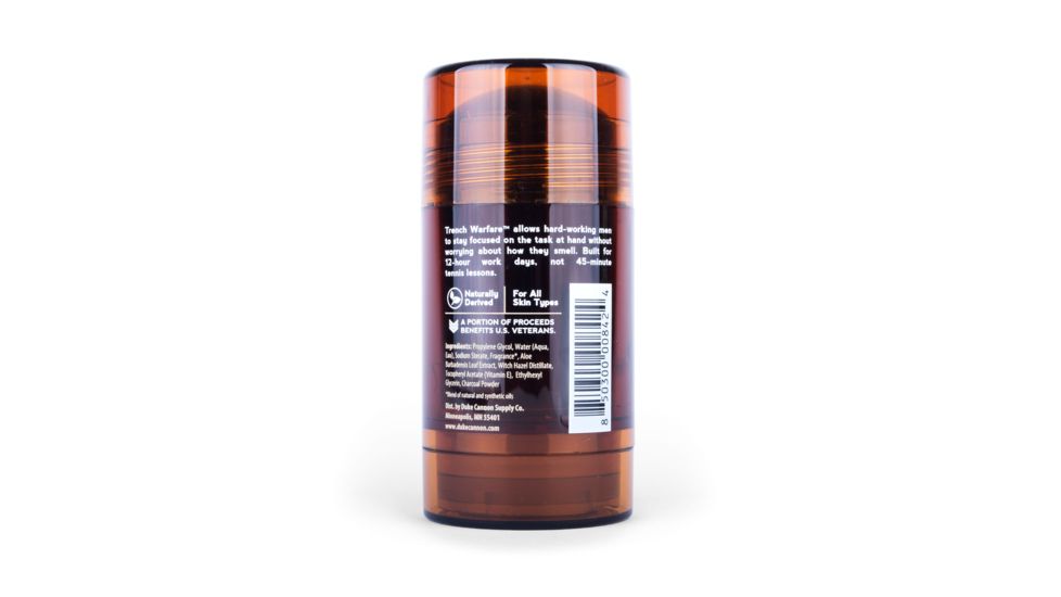 Duke Cannon Supply Co Trench Warfare Deodorant, Sandalwood &amp; Amber, 2.75 oz, NATDEOSA