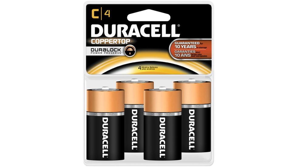 Duracell Coppertop Battery, C 4 pk. MN1400R4ZX17