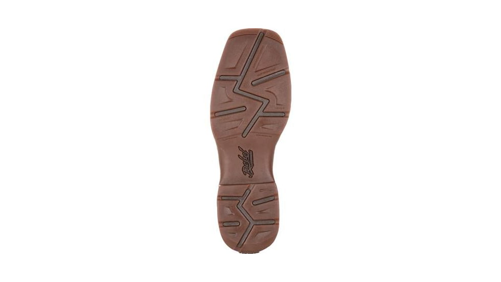 Durango Boot Red Dirt Rebel Square-Toe 5 inch Chukka - Mens, Bark Brown, 13 Wide, DDB0248-13-W
