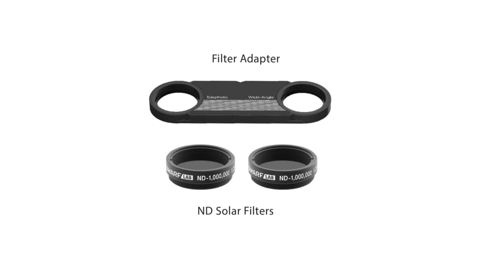 Dwarf Lab DWARF II Solar Elite Smart Telescope With Solar Filters, White, ES-DWARFII