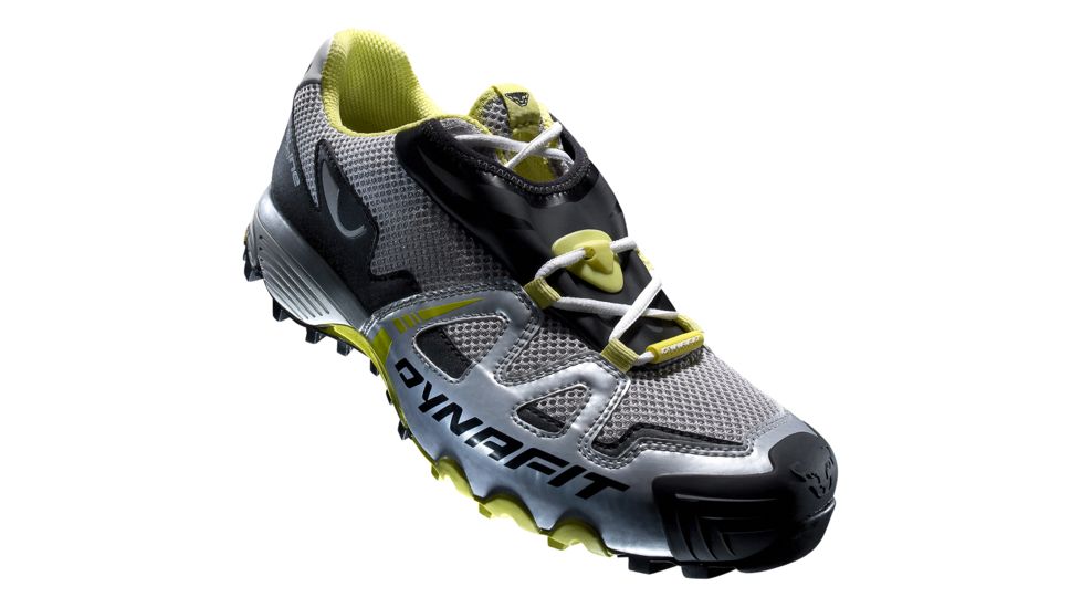 Dynafit Feline Superlight Trail Running Shoe - Men's-Silver/Yellow-Medium-8.5 US