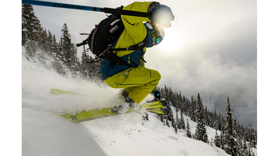 Dynafit Hoji Free 110 Ski Boots, White/Lime Punch, 26.5, 08-0000061909-31909-26.5