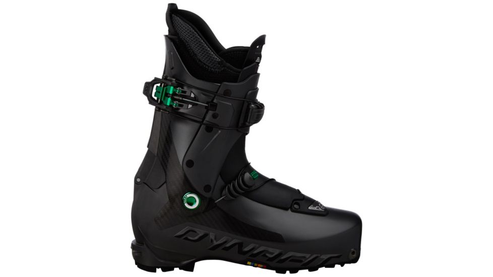 Dynafit TLT7 Carbonio Ski Boot, Carbon/Green, 26.5, 08-000006160226.5