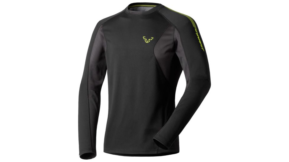 Dynafit Trail Long Sleeve Tee - Men's-Black-Small