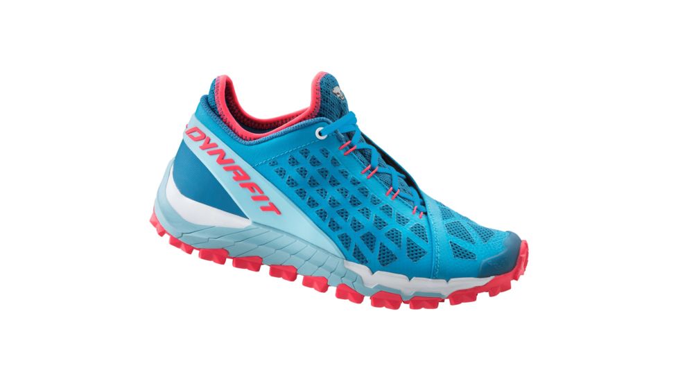 Dynafit Trailbreaker EVO Running Shoe - Womens, Mykonos Blue/Fluo Pink, 9, 08-0000064043-8764-9