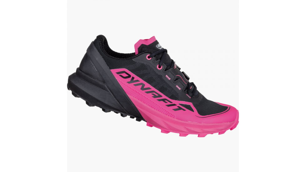 Dynafit Ultra 50 Trail Running Shoes - Womens, Pink Glo/Black Out, 6.5, 08-0000064067-6071-6.5