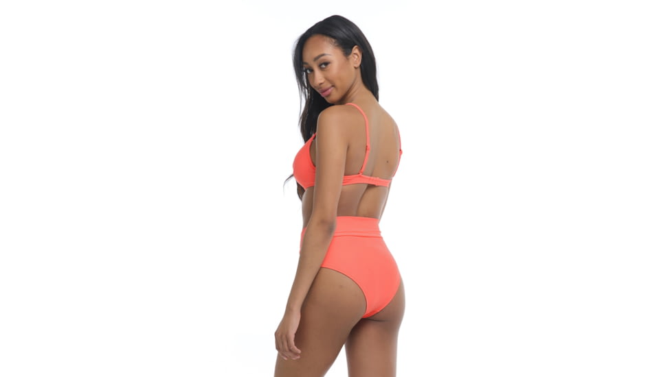 Body Glove Smoothies Woodstock High-Waist Swim Bottom - Sunset 01B2B755, S, Sunset, 39506151-194-S