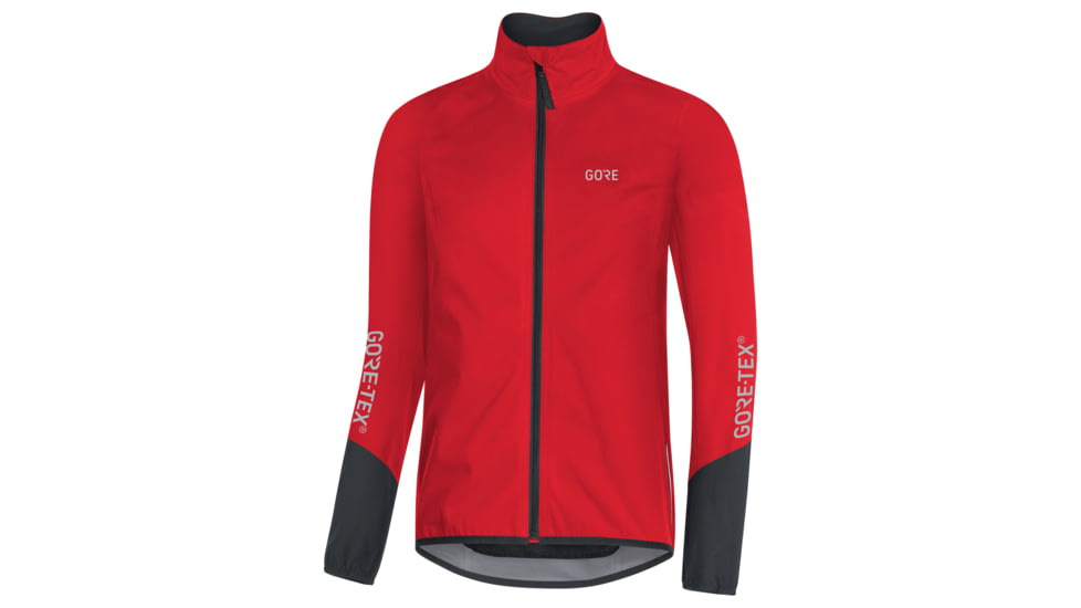 GOREWEAR Mens C5 GORE-TEX Active Cycling Jacket in Red/Black XL Slim fit Waterproof D0CFE8CA, 100193-3599-XXL