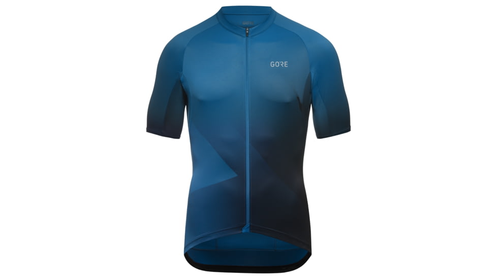 GOREWEAR Fade Cycling Jersey Mens in Sphere Blue/Black Small Form fit E9AC0B5A, 100769-AZ99-M