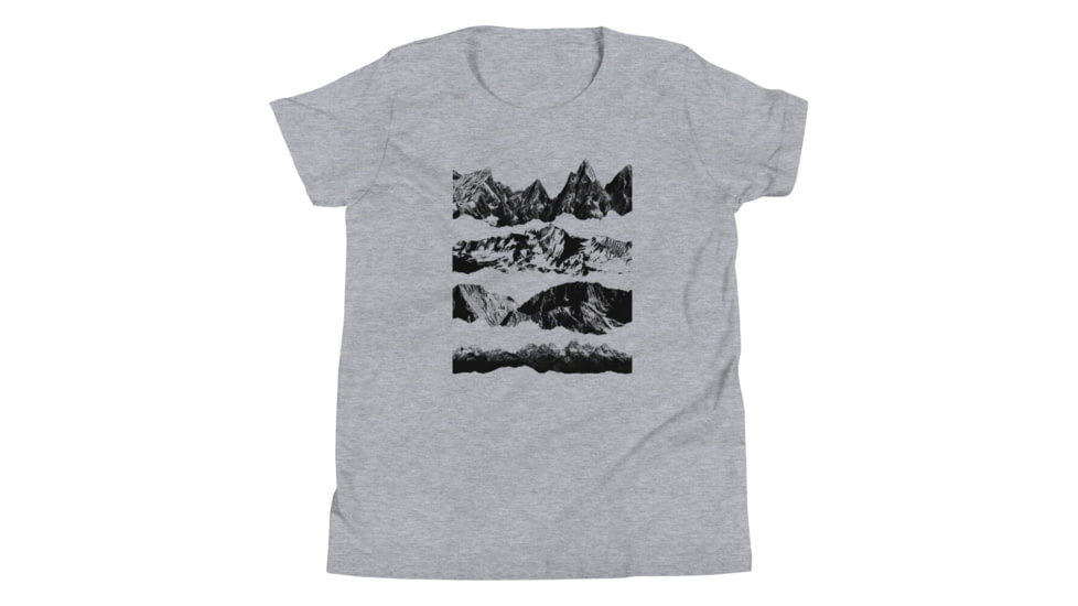 Milk X Whiskey Mountain Lines - Youth A5249193, Athletic Heather, L, 65206759600