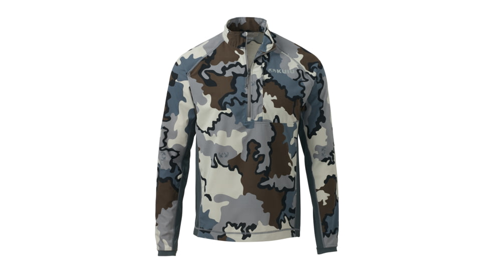 Kuiu ULTRA Tiburon Hybrid Zip Hunting Shirt - Men's, Vias, 3XL, Adult, Male, 7512403148958