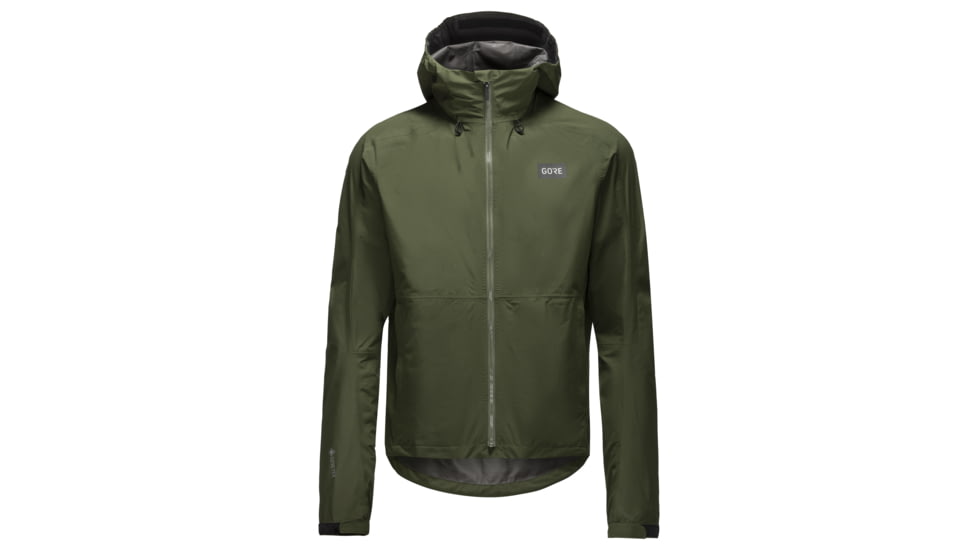 GOREWEAR Endure GORE-TEX Cycling Jacket Mens in Utility Green Medium Regular fit Waterproof 69257854, 100816-BH00-L