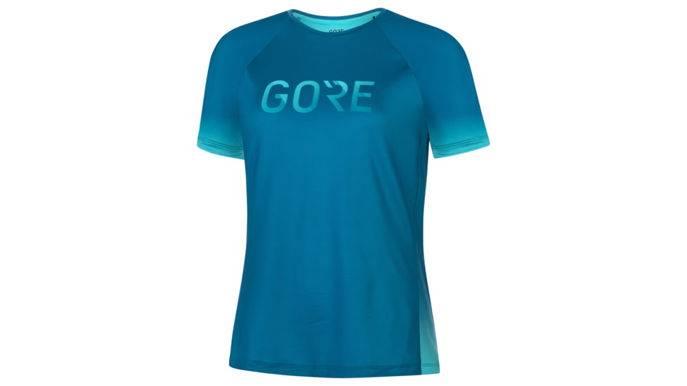 GOREWEAR Devotion Cycling Shirt Womens in Sphere Blue/Scuba Blue XS 0-2 Regular fit 5B703170, 100773-AZ27-36
