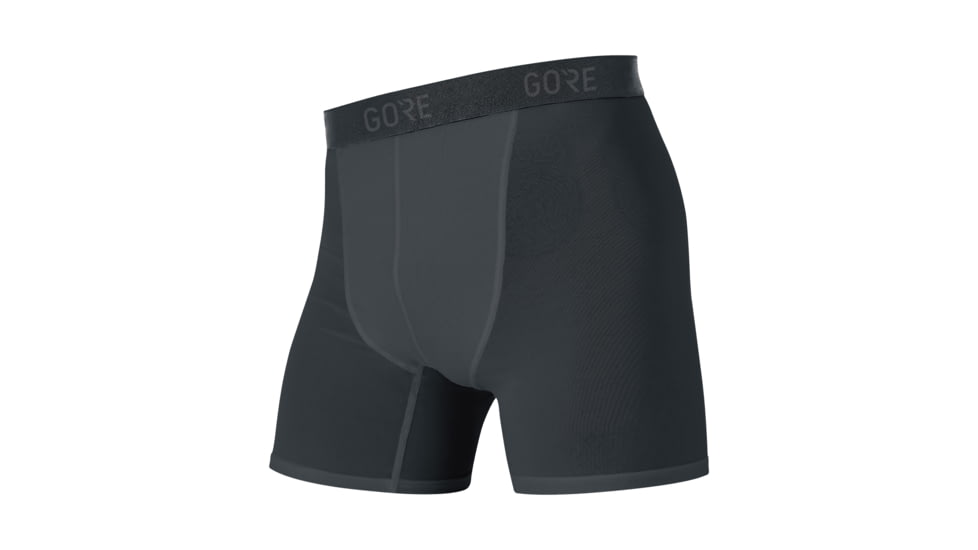 GOREWEAR Mens M Base Layer Boxer Shorts in Black Large Form fit 049DACE6, 100052-9900-XL