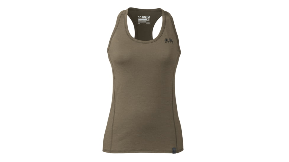 Kuiu ULTRA 145 Racerback Tank - Women's, Ash, XL, Merino, Adult, Female, 7462117900446