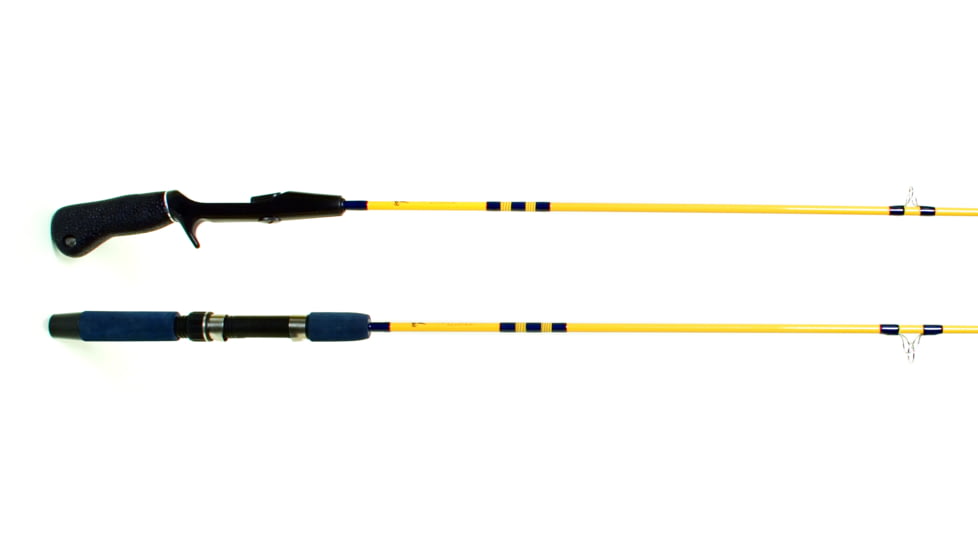 Eagle Claw Brave Eagle Spincast Rod, 2 Piece, Medium 1/8-3/8oz Lures, 4lb - 15lb, 2 Guides + Tip, 5, BRV100-5