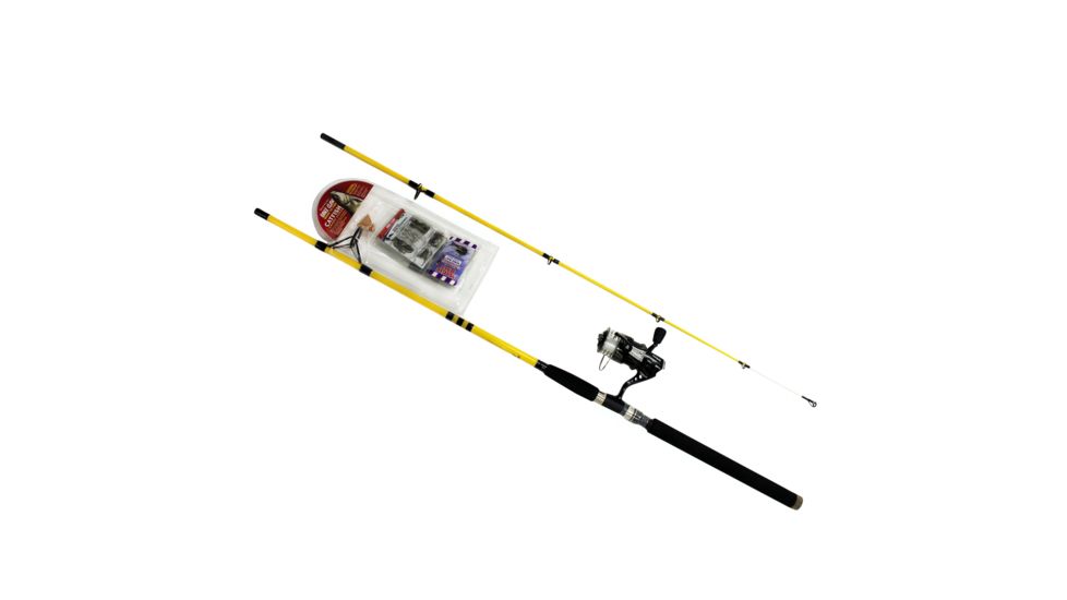 Eagle Claw Catfish Kit w/rod &amp; Reel 8' Glass MS6524CK
