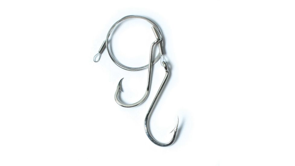 Eagle Claw Halibut Rig,Octopus,Nickel,Wire,Size 8/0-9/0 60lb 06030-003