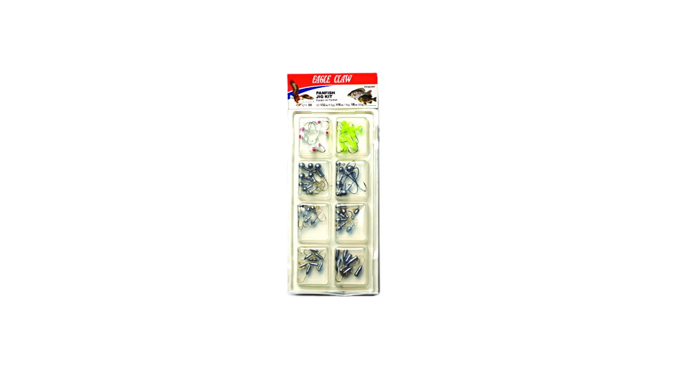 Eagle Claw Jig Head Kit Panfish Assorted, 58 Pieces, PFKITPF
