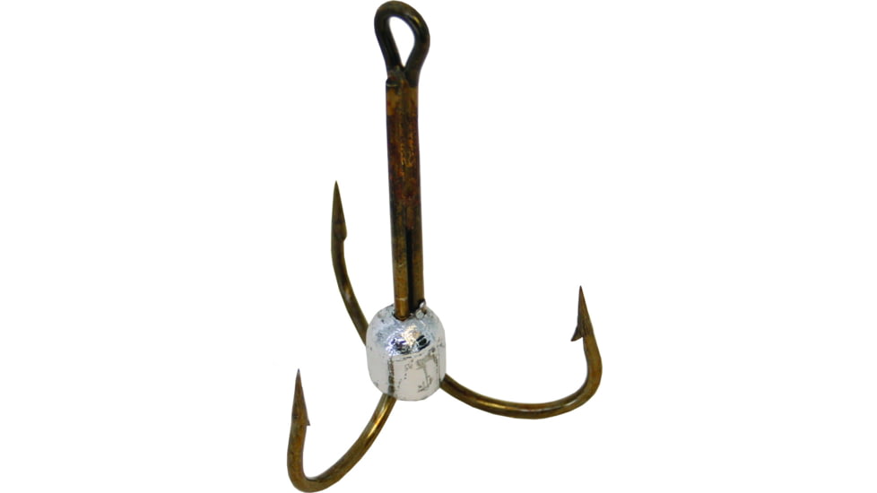 Eagle Claw Lake and Stream Gator Snagging Hook, Treble, Bronze, Size 14/0, 1 per Pack, LSGATOR-14/0