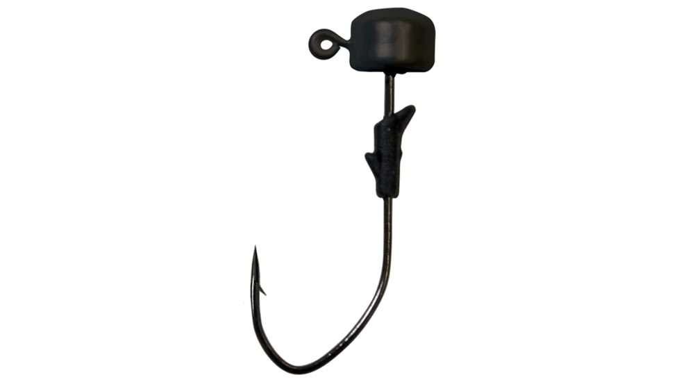 Eagle Claw Lazer Sharp Pro-V Finesse Jig, Black, 3/16oz, 5 per Pack, LNJ316-04