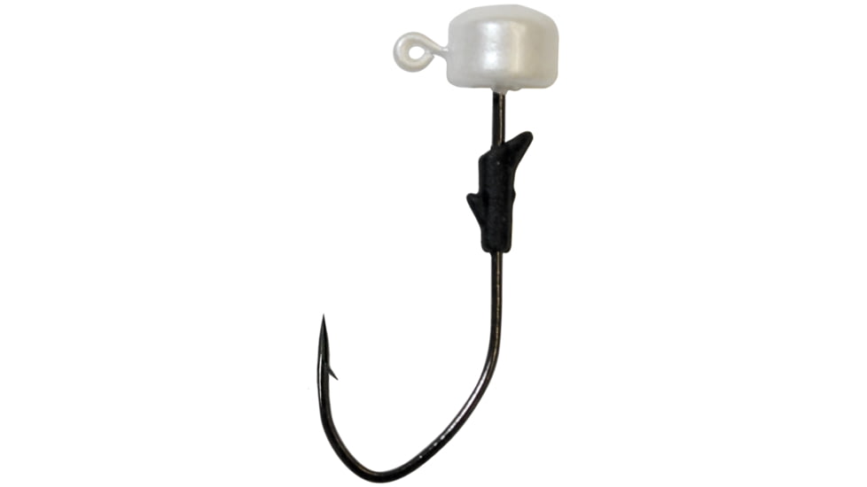 Eagle Claw Lazer Sharp Pro-V Finesse Jig, Pearl, 1/16oz, 5 per Pack, LNJ116-08