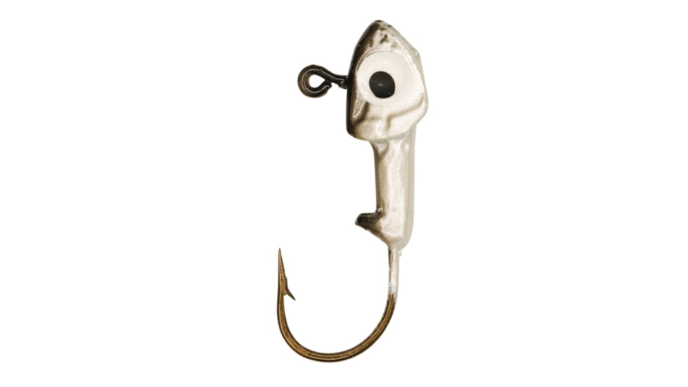 Eagle Claw Panfish Swimbait Head Jig, Black Pearl, 1/16oz, 5 per Pack, PFSBH116-99