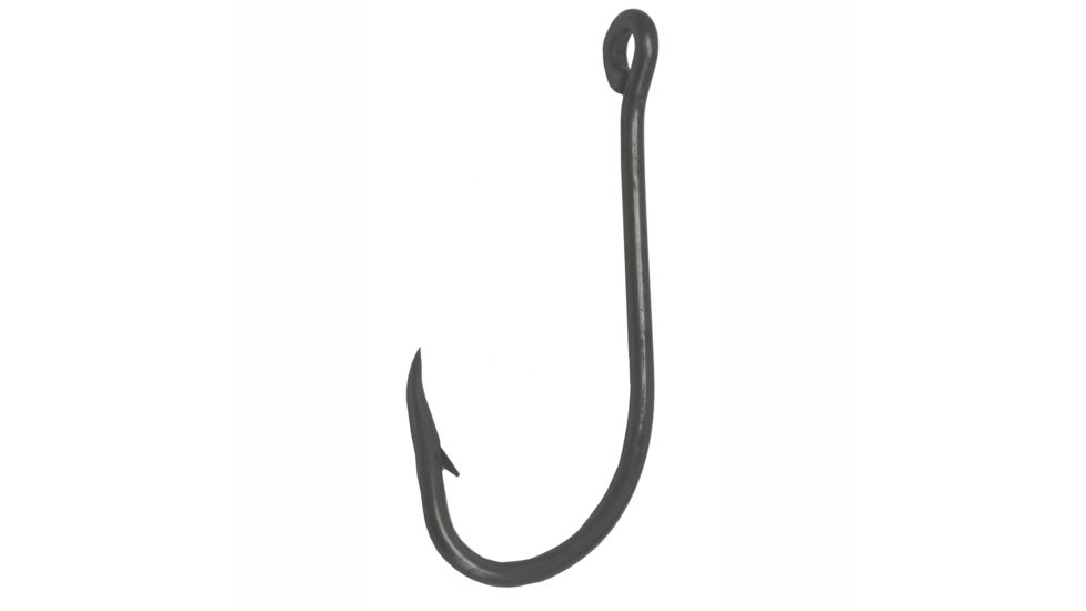 Eagle Claw Plain Shank Hook,Offset,Ringed Eye,Stainless Steel,50-Box Hooks 090SSF-3/0