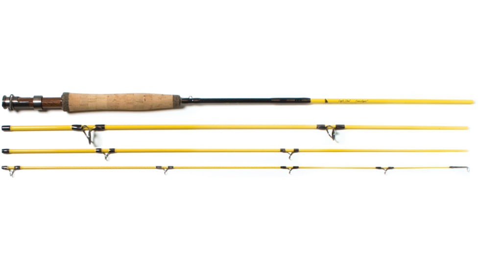 Eagle Claw Powerlight Spin Rod, 2 Piece, Light, 1/16-1/4oz Lures, 2lb - 8lb, 6 Guides + Tip, 56, PLL56S2