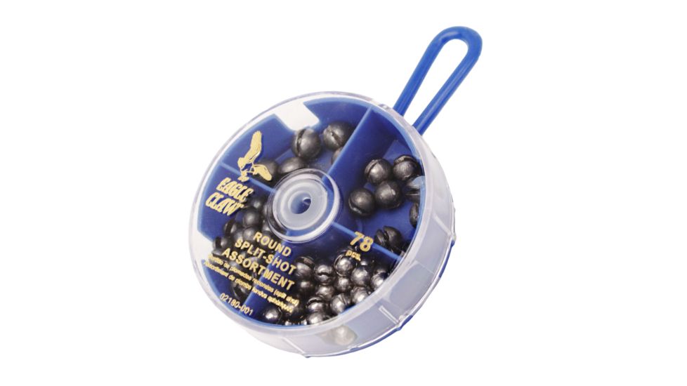Eagle Claw Rd Split-shot Assortment 78pcs 02180H-001