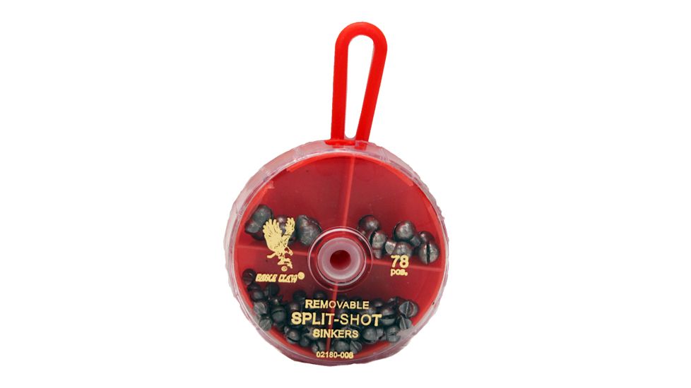 Eagle Claw Removable Split-shot Asst 78 Pcs 02180H-008