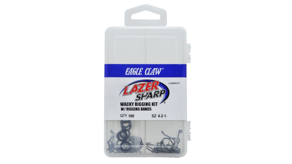 Eagle Claw Sharp Wacky Worm Kit w/ Rigging Bands LSWWKIT