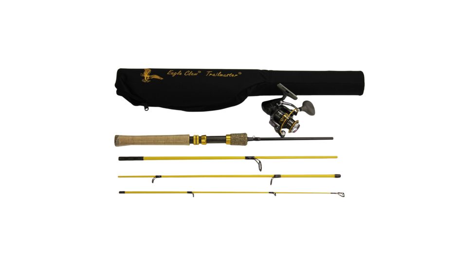 Eagle Claw Trailmaster 6BB SpinCombo 66 4pc Graphite TMM66S4C