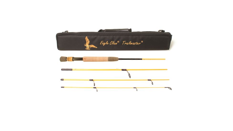 Eagle Claw Trailmaster Spin/Fly Rod 4 Piece 7ft 6in Light 5001714
