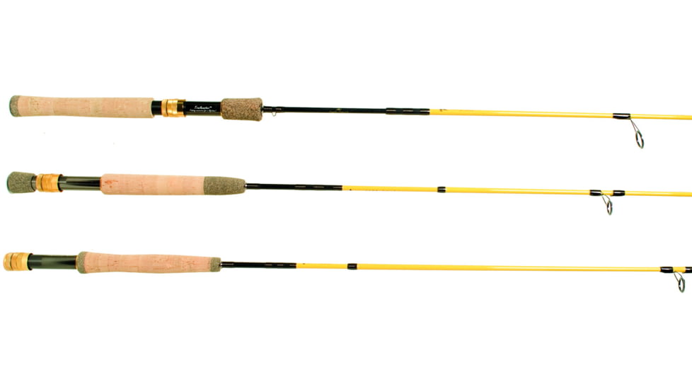 Eagle Claw Trailmaster Spin/Fly Rod, 6 Piece, Mod Light 1/8-1/2oz Lures, 7 Guides + Tip, 4-8 Wt., 7, TMML70SF6