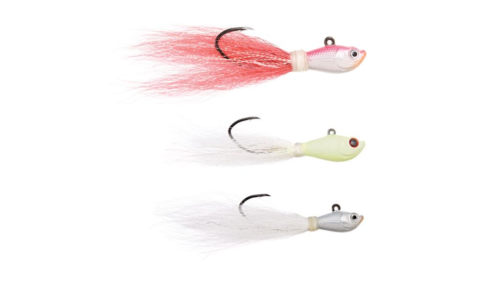 Eagle Claw Trokar Bucktail Jig 1,2,3 OZ ASSORTMENT TKBJA-4