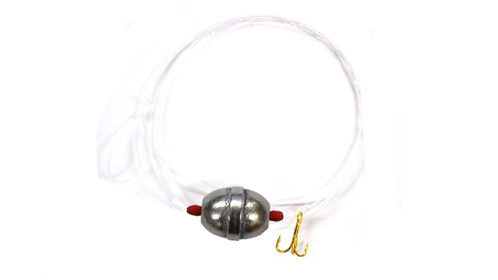 Eagle Claw Trout Bait Rig w/Sliding Steel Egg Sinker,Gold,Size 18 06040-018