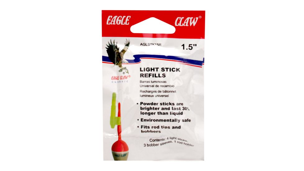 Eagle Claw Universal Light Stick,1.5in Refills AGLSTK15R