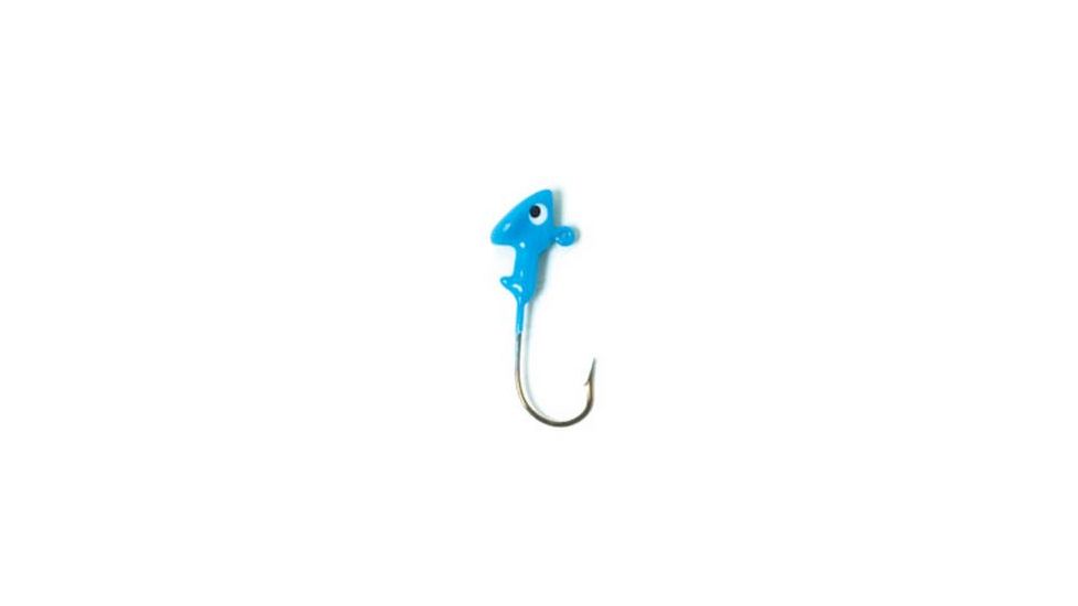Eagle Claw Walleye Jig Hook,Size 3/8oz,Blue Uv ECJH38-BUV