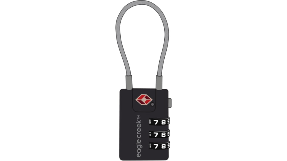 Eagle Creek Cable TSA Lock, Black, EC041181010