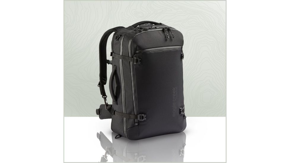 Eagle Creek Caldera Travel Pack, Black, 45L, EC0A4P5W010