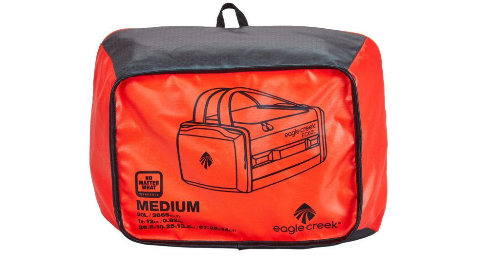 Eagle Creek Cargo Hauler Duffel, Flame/Asphalt, 60L, EC020584242