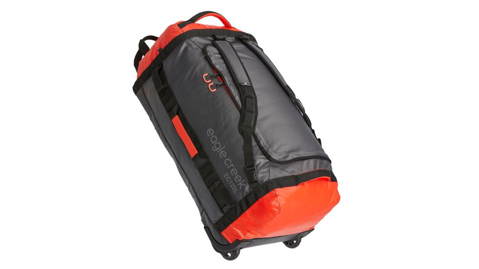 Eagle Creek Cargo Hauler Rolling Duffel, Flame/Asphalt, 120L, EC0A2V6W242